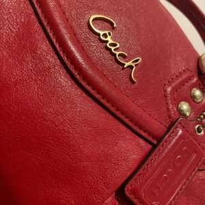 Red Coach Satchel